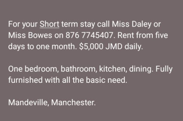 Short Term Rental