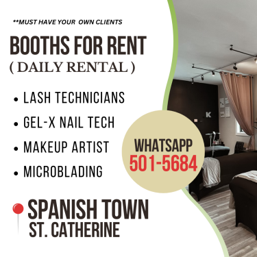 Booth For Rent (Daily) 