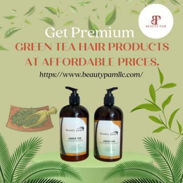 Get Premium Green Tea Hair Products At Affordable 