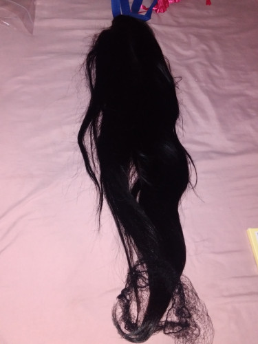 30 Inch Straight Hair Black