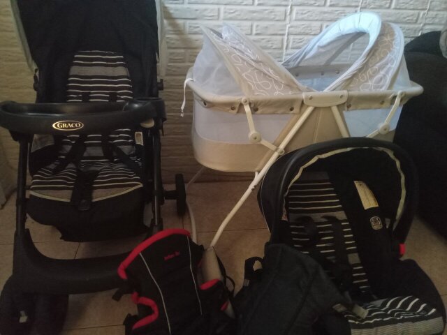 Bassinet, Stroller And Car Seat