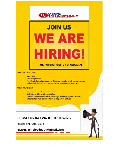 Administrative Assistant Needed