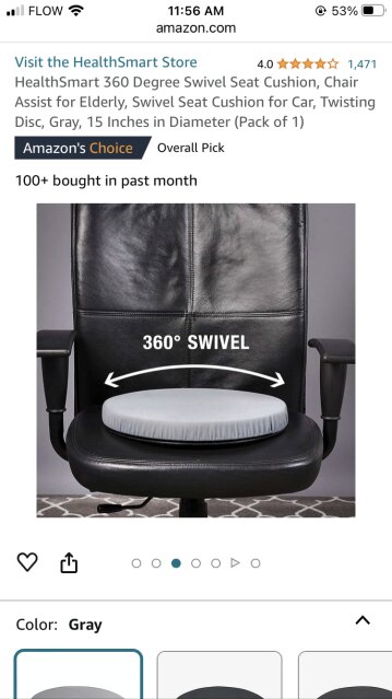 Swivel Seat Cushion