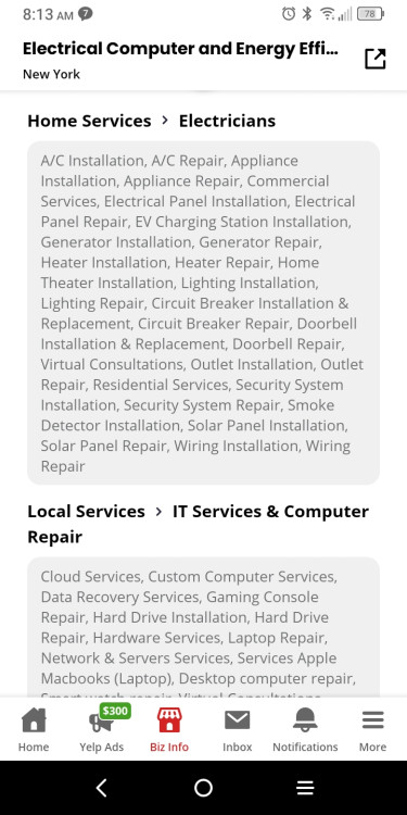 Electrical Computer And Solar Services 9297398047