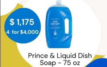 Liquid Dish Soap (75oz)