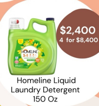 Liquid Laundry Detergent 150 Oz