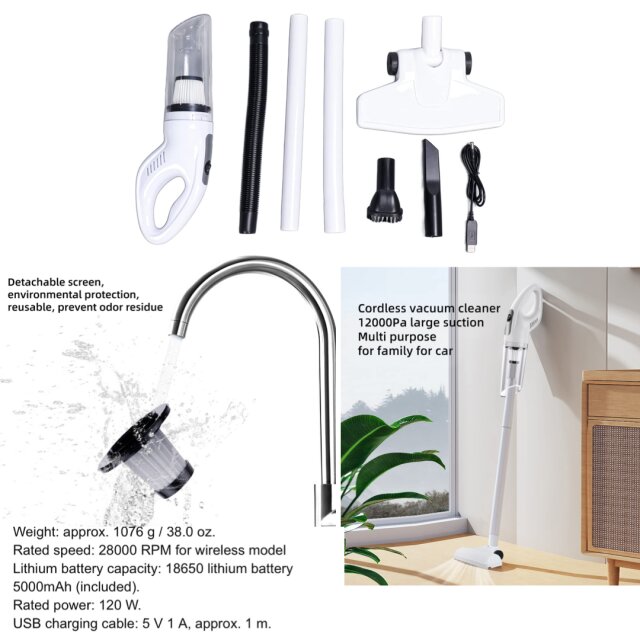 Multifunctional Vacuum Cleaner For Home And Car