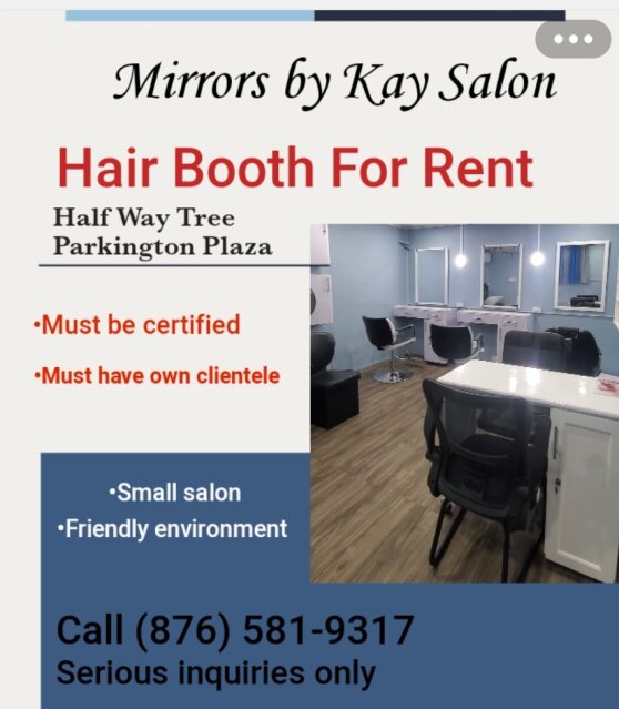 Hair Booth For Rent