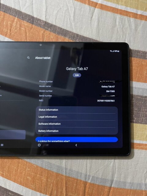 Samsung Galaxy Tab A7 10.4” WiFi+LTE (SM-T505)