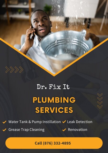 Plumbing Services (Cost Varies Depending On Job)