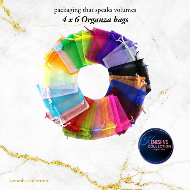 Multi Color Organza Bags