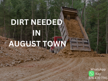 DIRT NEEDED IN AUGUST TOWN