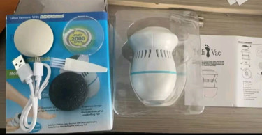 Electric Foot Scrubber | Black & Whitehead Remover
