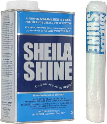 Sheila Shine 1qt Liquid With Cloth 