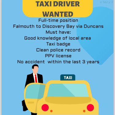 Taxi Driver Needed