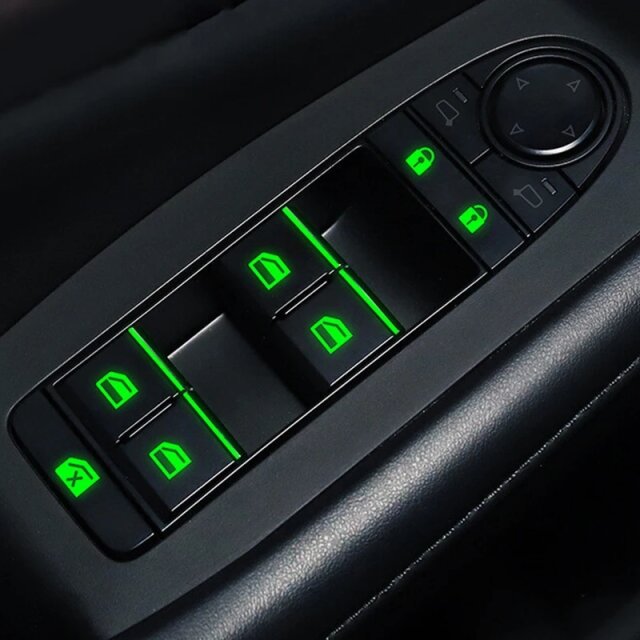 Car Luminous Multi-function Button Sticker