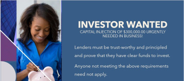 INVESTOR WANTED
