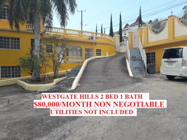 WESTGATE HILLS 2 Bedroom 1 Bath UNFURNISHED $80k
