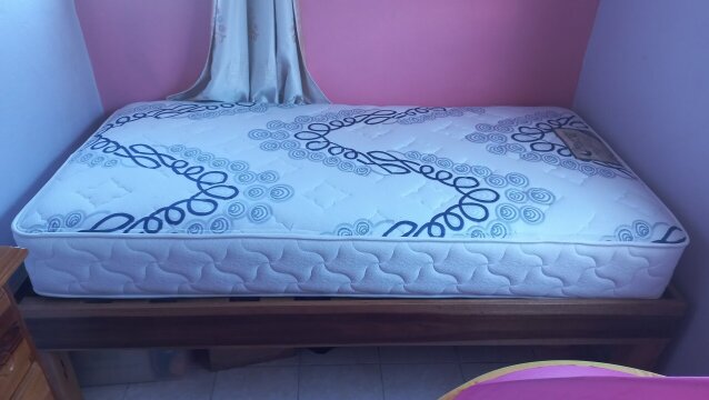 Single Bed Bottom With Volume Mattress For Sale.