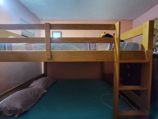 Double Size Bunk Bed With Mattresses For Sale