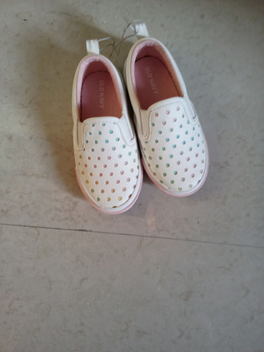 White/Pink Original Old Navy Sneakers