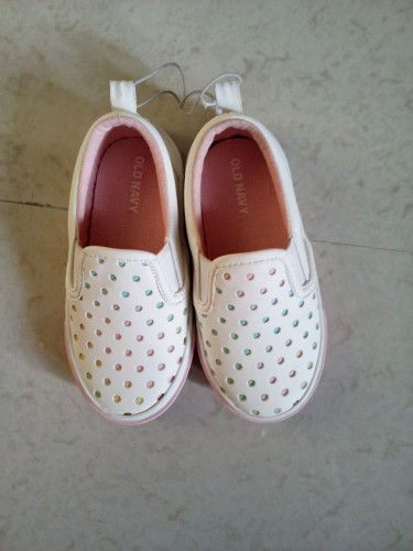 White/Pink Original Old Navy Sneakers