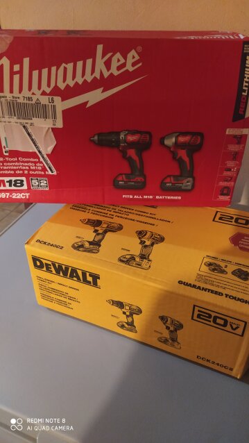 Milwaukee Hammer Drill , DeWalt Sr To