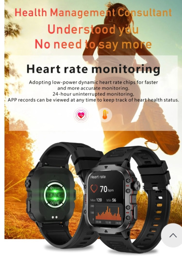 Men Military Blood Pressure Heart Monitor 