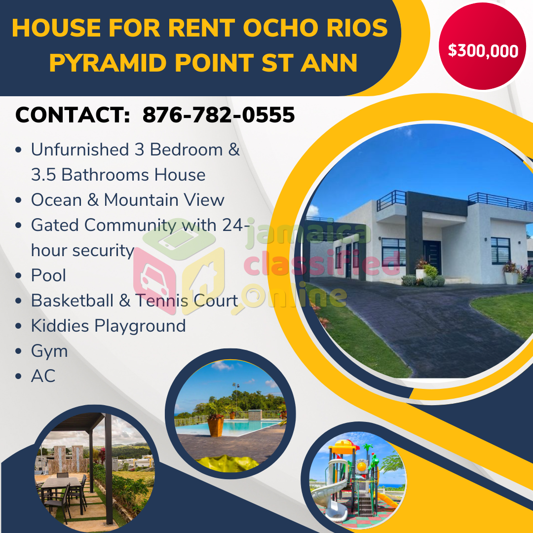 For Rent Pyramid Point Ocho Rios St Ann 6973