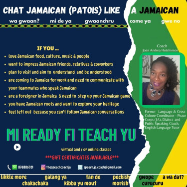 Chat Jamaican (aka Patois) Like A Jamaican