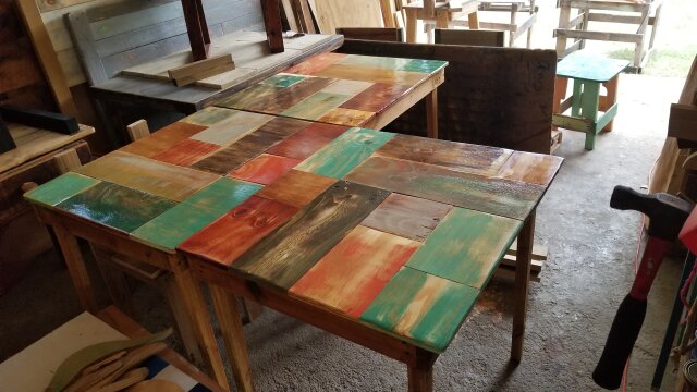 Modern Rustic Tables