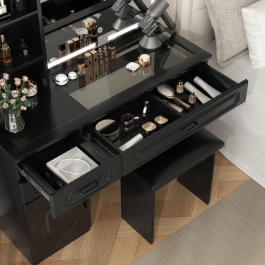 Makeup Vanity Black