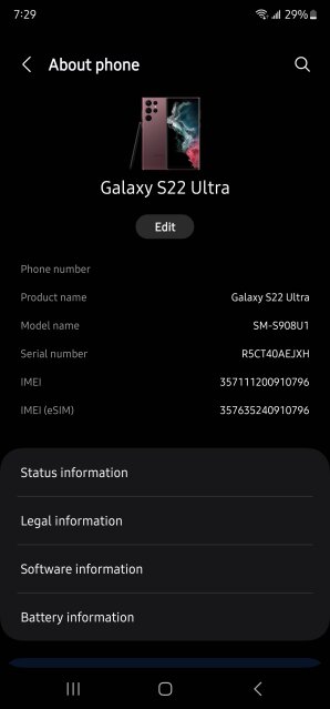 Samsung S22ultra 512gb