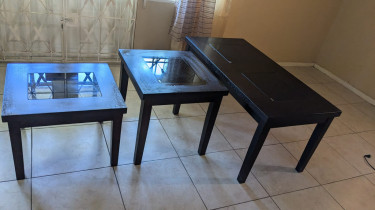 3 Pieces Living Room Table Set