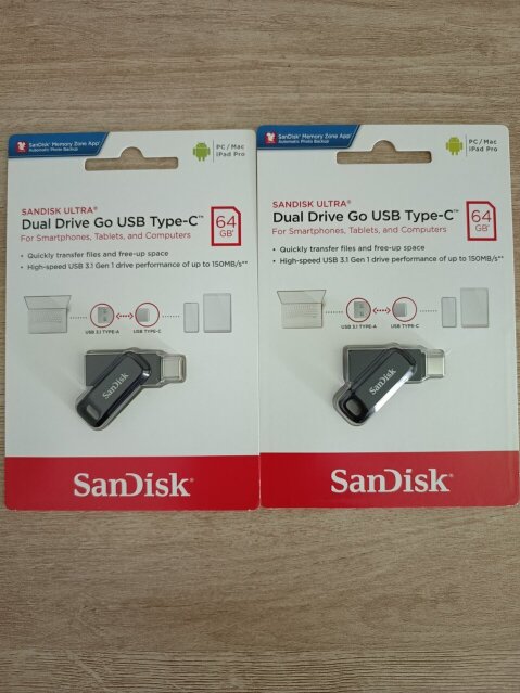 Sandisk 64GB Type C To USB Flash Drive