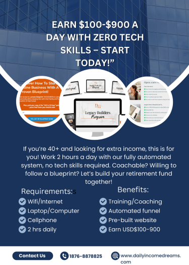 Earn $100-$900 A Day With ZERO Tech Skills – Start