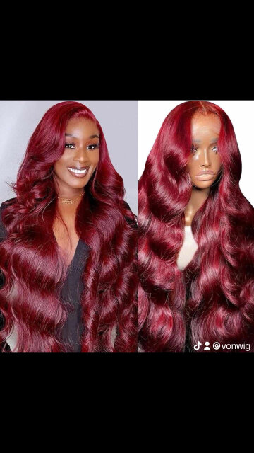 26 Inches Burgundy Hair Free Delivery