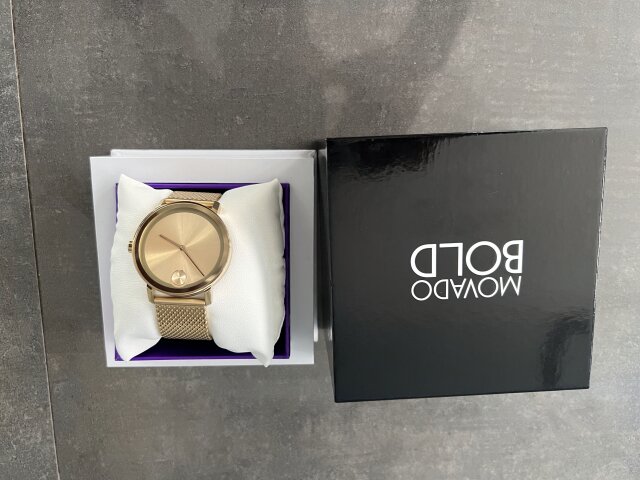 Movado Bold Men’s Watch Gold