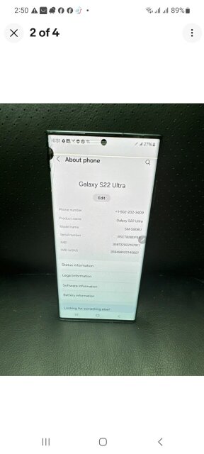 SAMSUNG GALAXY S22 ULTRA