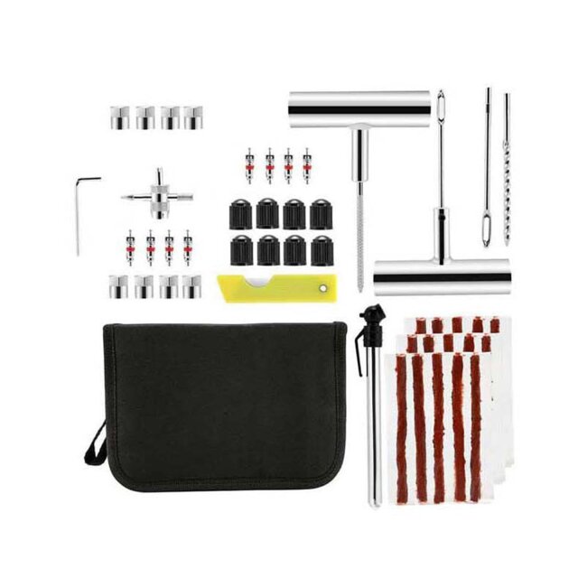 37Pcs Quick Tire Repair Kit With Carrying Case