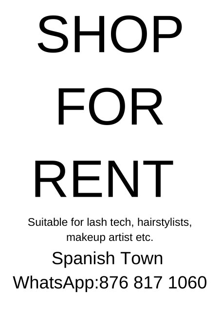 Beauty Space Available For Rent