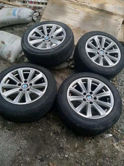 17 Inch Bmw Rims With Size 235 55 Run Flat Tyres