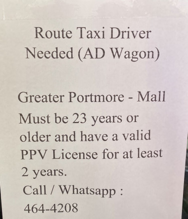 Taxi Driver Needed