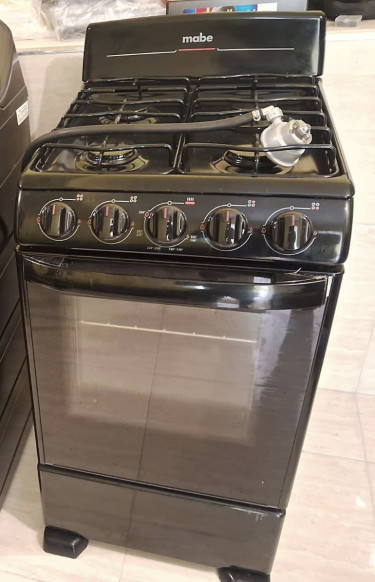 Mabe 4 Stove Cooker + Oven With Cylinder, Hose And