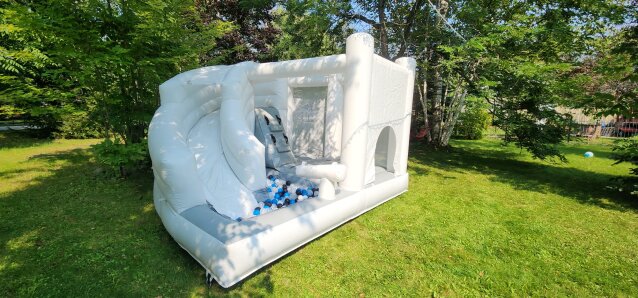 25 White Bounce House For Rent