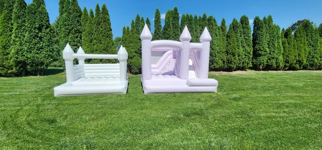 25 White Bounce House For Rent