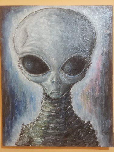 Alien (Oil Painting) 