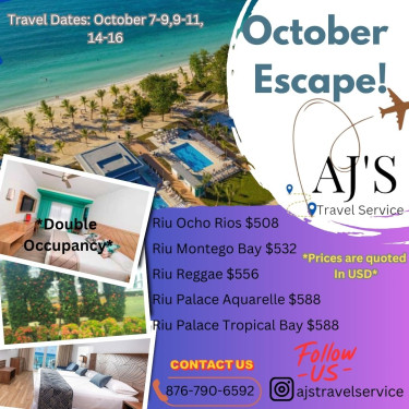 Riu October Deals