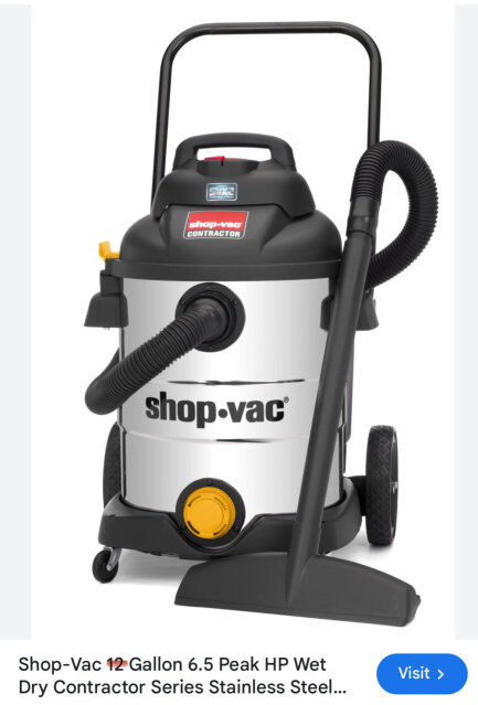 SHOP VAC WET DRY