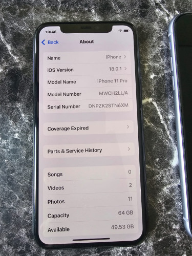 I Phone 11 Pro Unlocked 64 GB